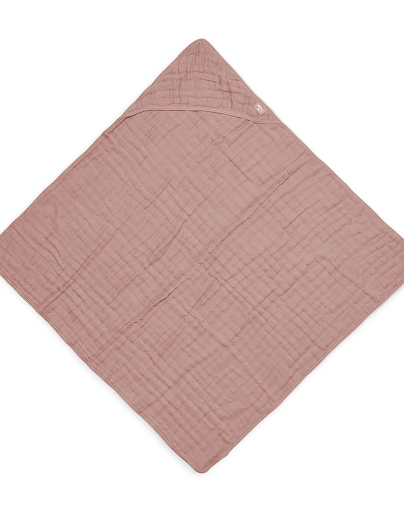 Jollein Cape de bain Wrinkled 75x75cm - Rosewood