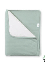 Bemini DEKEN 75x100cm groen celadon pady waffle + jersey bio tog 3