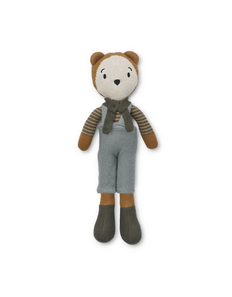 Liewood ROBERT BEAR DOLL MR BEAR GOLDEN CARAMEL MULTI MIX