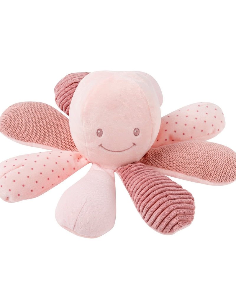 Nattou Activiteiten Knuffel Octopus - Roze