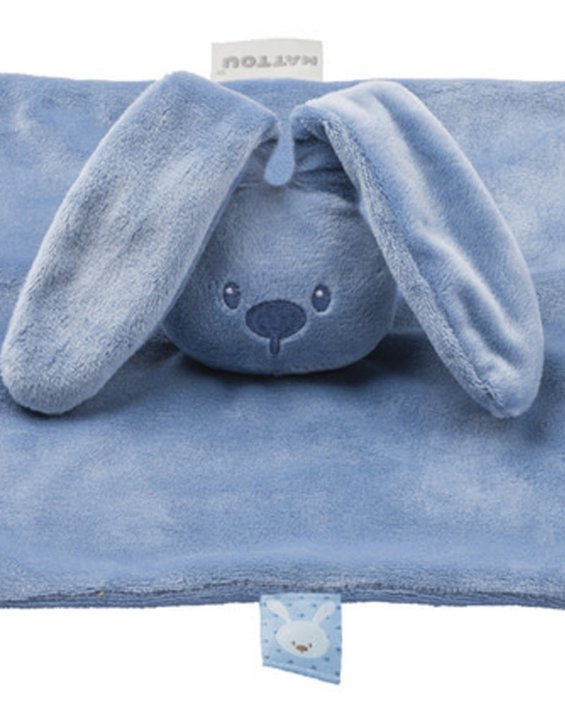 Nattou Doudou Lapidou 28 cm blauw - Décoration Babycenter