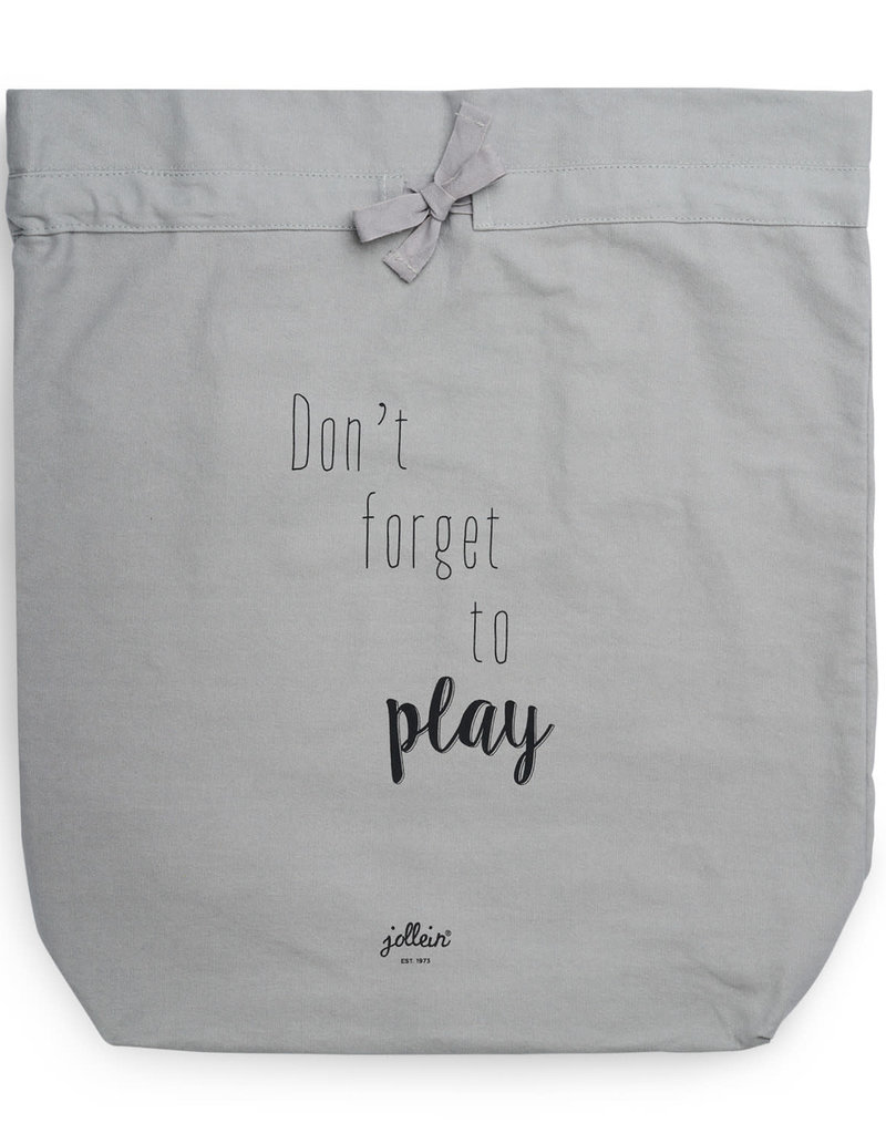 Jollein Boxopbergzak Don't forget to play - Grey