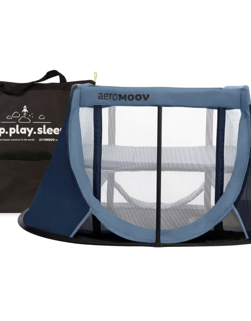 AeroMoov Instant travel cot - Blue Whale