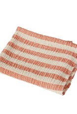 Quax Natural - Blanket/towel Stripes M - Abricot