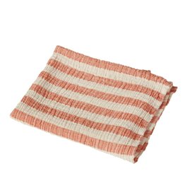 Quax Natural - Blanket/towel Stripes M - Abricot