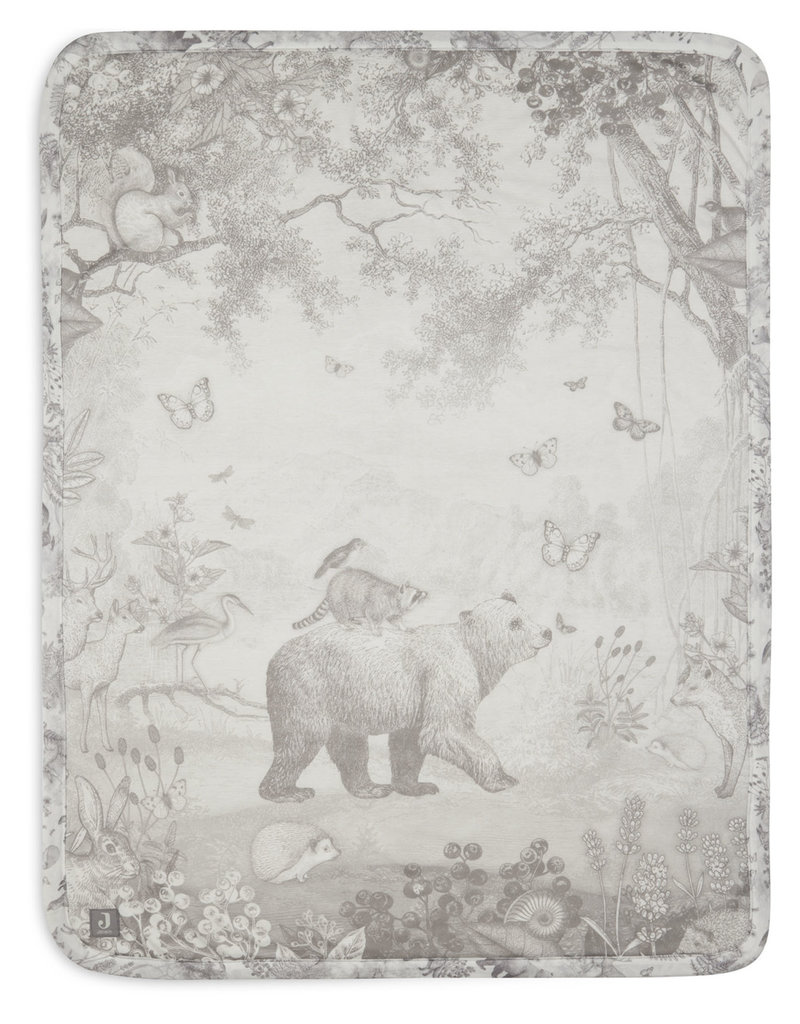 Jollein Wieg Deken 75x100cm - Pimpelmees Forest Animals