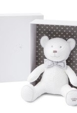 First Musical teddy bear - Hector White/Grey