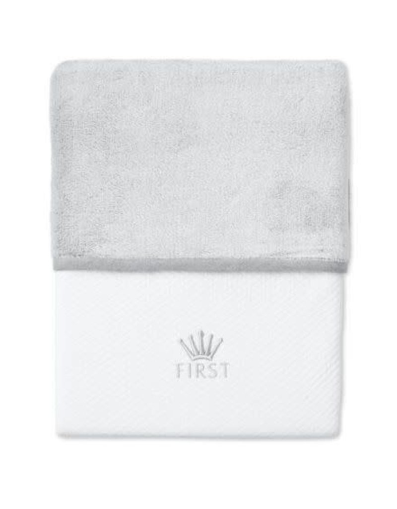 First Blanket 95x68 - Lio White/Grey