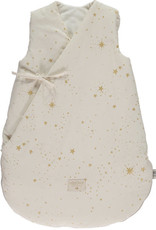 Nobodinoz Cloud winter sleeping bag • gold stella natural • 0-6m