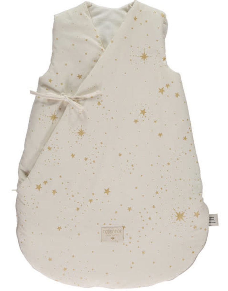 Nobodinoz Cloud winter sleeping bag • gold stella natural • 0-6m