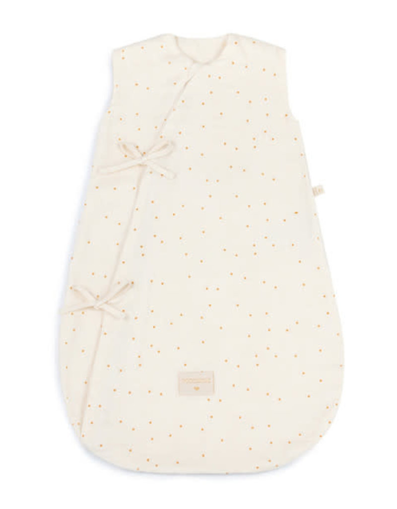 Nobodinoz Dreamy summer sleeping bag • honey sweet dots natural • 0-6m