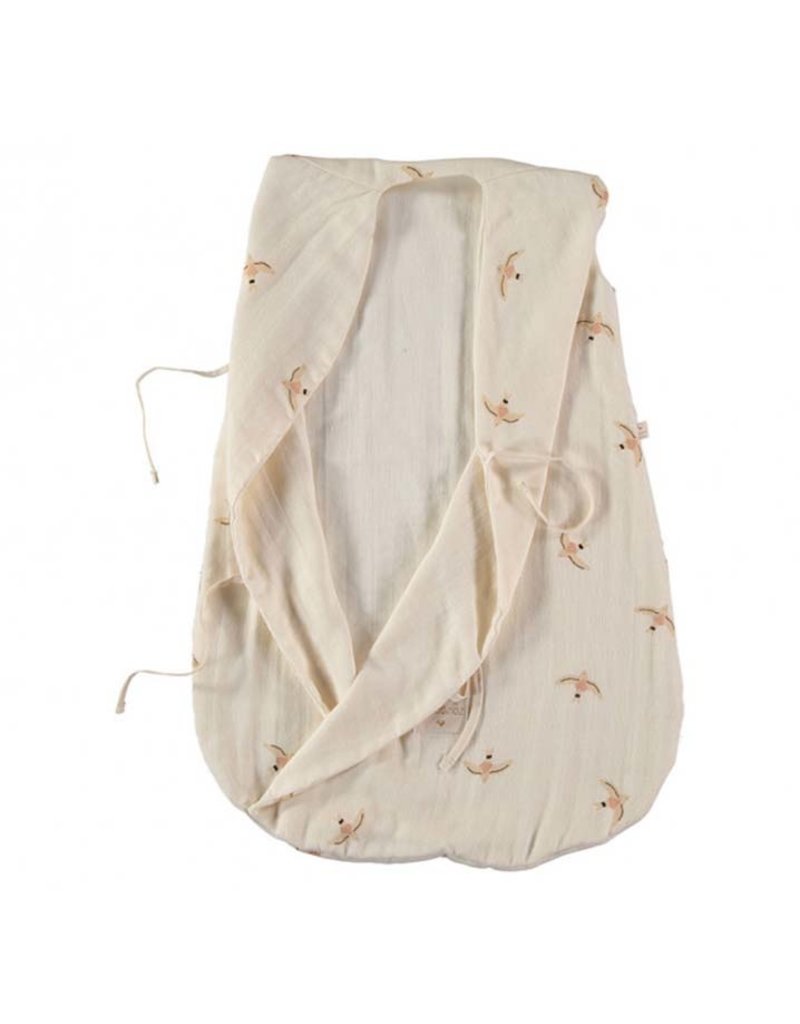 Nobodinoz Dreamy summer sleeping bag • nude haiku birds natural • 6-18m