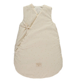 Nobodinoz Cloud winter sleeping bag • honey sweet dots natural • 0-6m