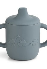 Liewood Gobelet en silicone Neil - DINO WHALE BLUE