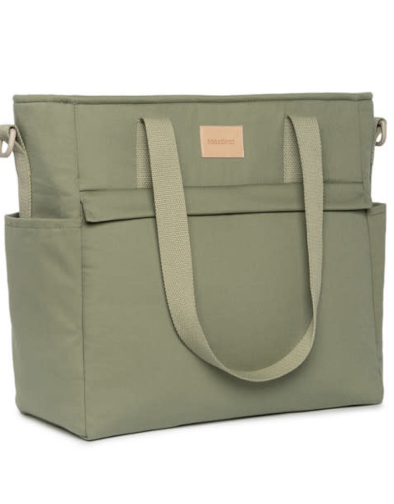 Nobodinoz Baby on the go waterproof changing bag • olive green