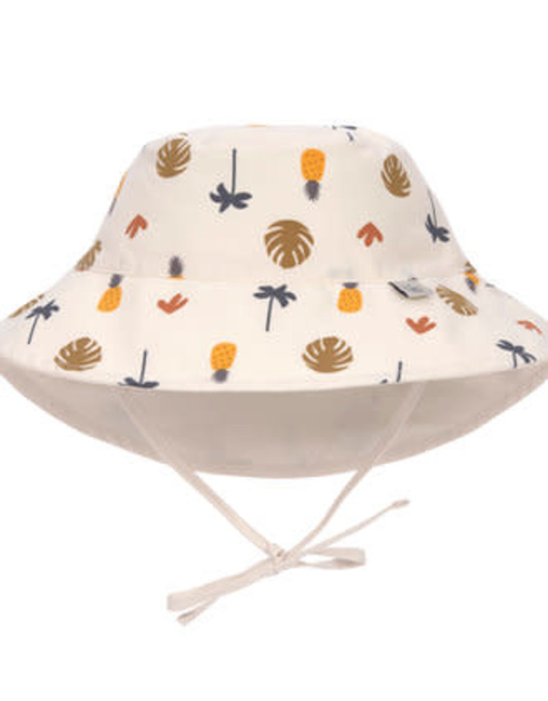 Lässig Sun Protection Bucket Hat Botanical Offwhite