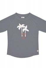 Lässig Short Sleeve Rashguard Palms Grey/ Rust