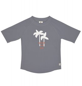 Lässig Short Sleeve Rashguard Palms Grey/ Rust