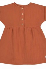 Lässig Muslin Dress Rust