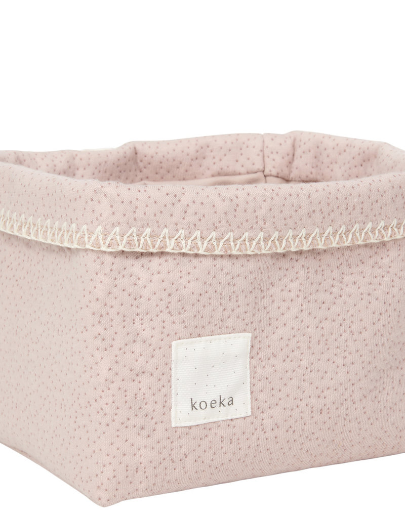 Koeka Nursery Basket Riga Grey Pink