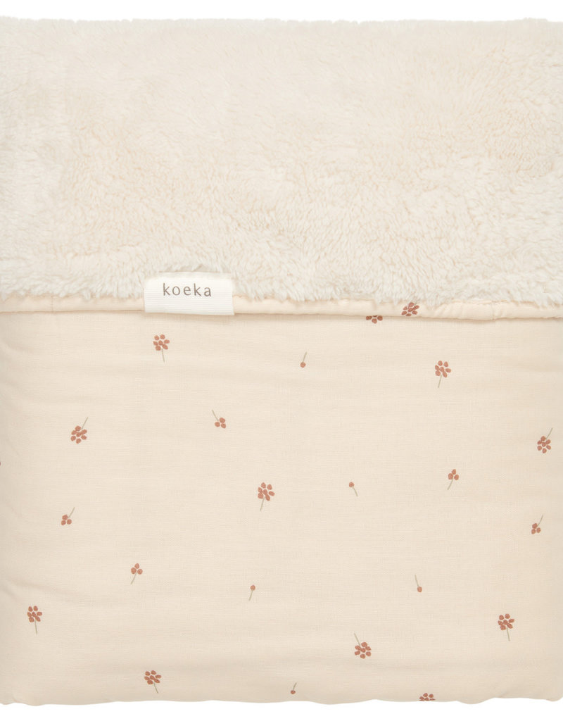 Koeka Wiegdeken teddy reversible Grainfield