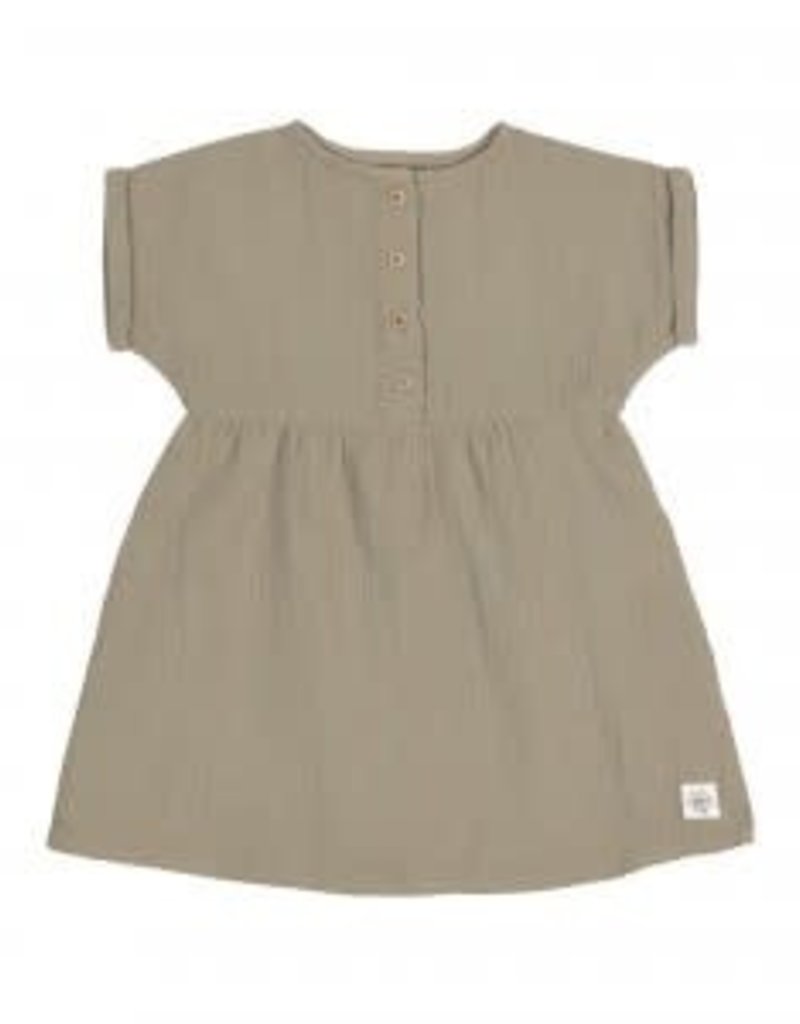 Lässig Muslin Dress Olive