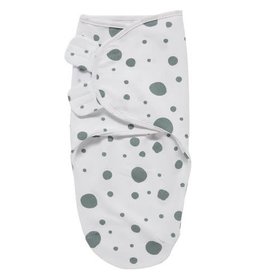 Meyco Swaddle 4-6 M Dots Stone Green