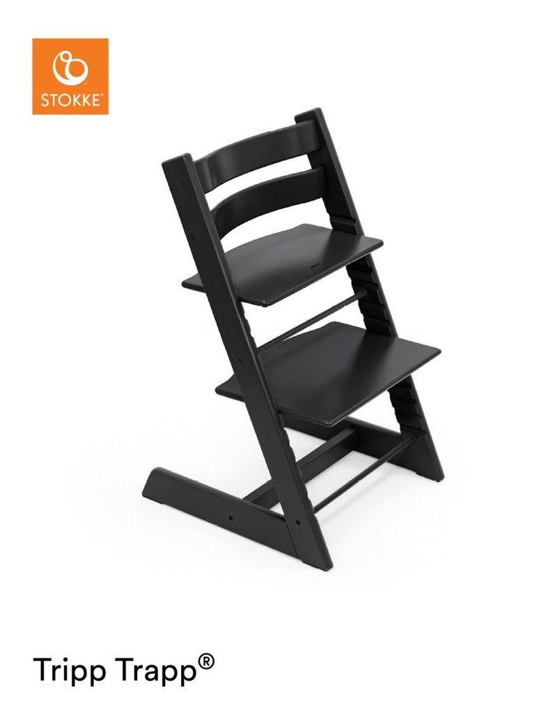 Stokke Tripp Trapp® Chaise - Bois de hêtre - Noir