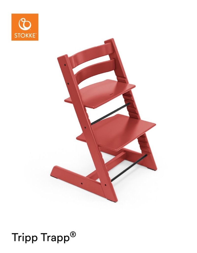 Stokke Tripp Trapp® Stoel - Beukenhout - Warm Red