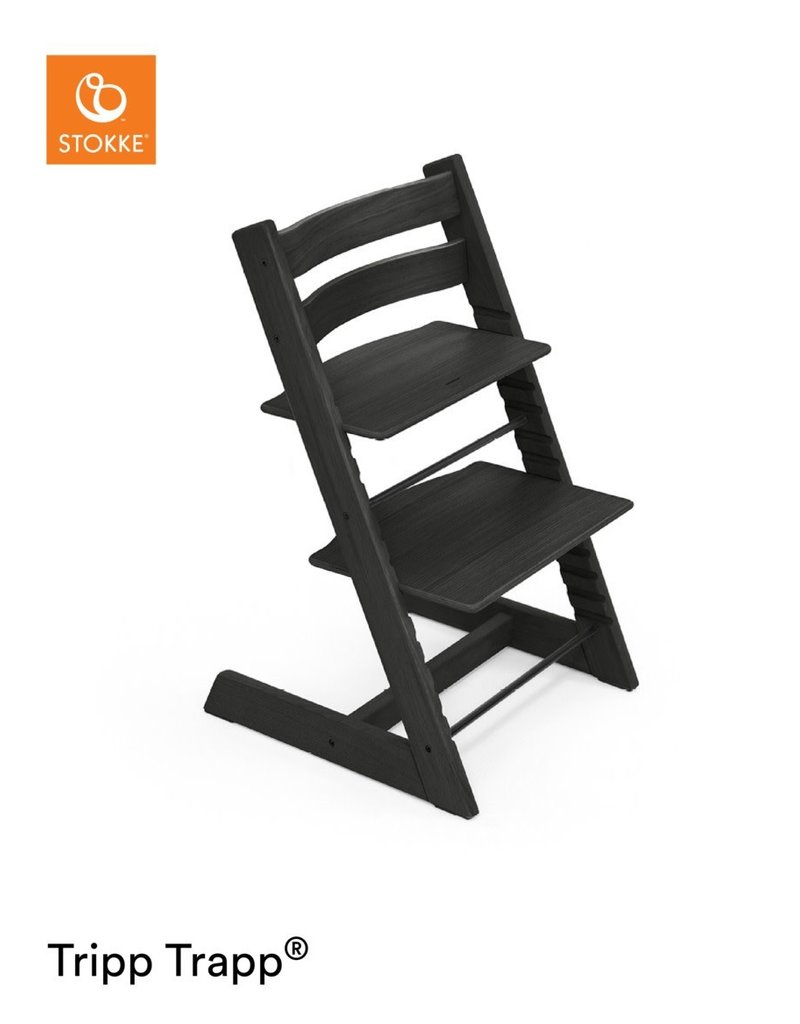 Stokke Tripp Trapp® Chaise - Chêne - Noir