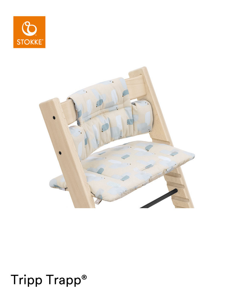 Stokke Tripp Trapp® Classic Cushion - Birds Blue