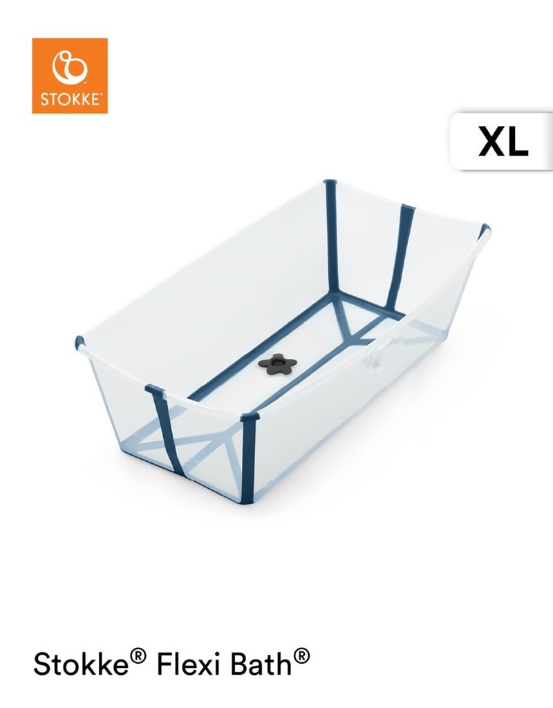 Stokke Stokke® Flexi Bath® X-Large - Transparent Bleu