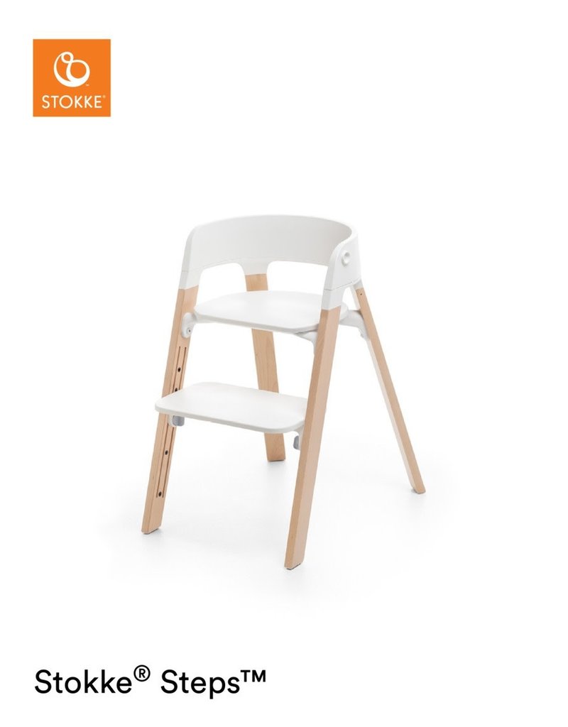 Stokke Stokke® Steps™ Chaise - Blanc/Naturel