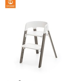 Stokke Stokke® Steps™ Stoel - White/Hazy Grey