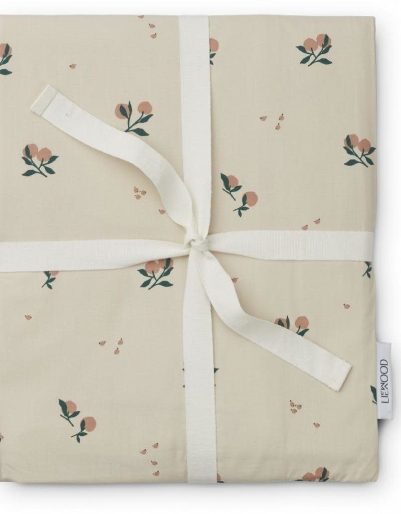 Liewood Ingeborg junior bedding print Peach/sea shell mix