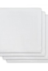 Jollein Lange Gaze de Bambou Coton Small 70x70cm - Blanc - 4 Stuks