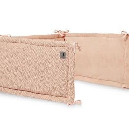 Jollein Tour de lit/Tour de parc 35x180cm River Knit - Pale Pink