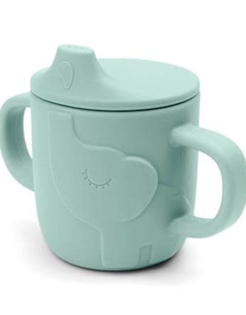 Done by Deer Peekaboo Spout Cup Elphee Blue