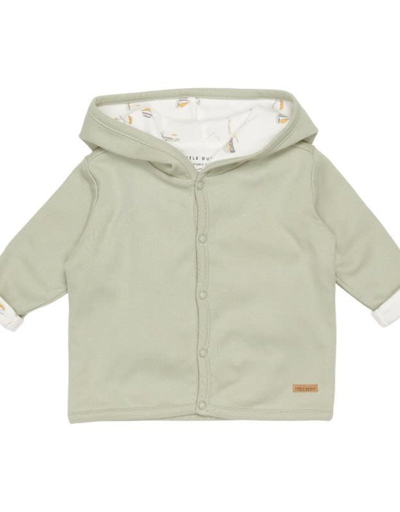 Little Dutch Reversible jacket Sailors Bay White/Olive