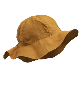 Liewood Amelia Linen Sun Hat Golden Caramel