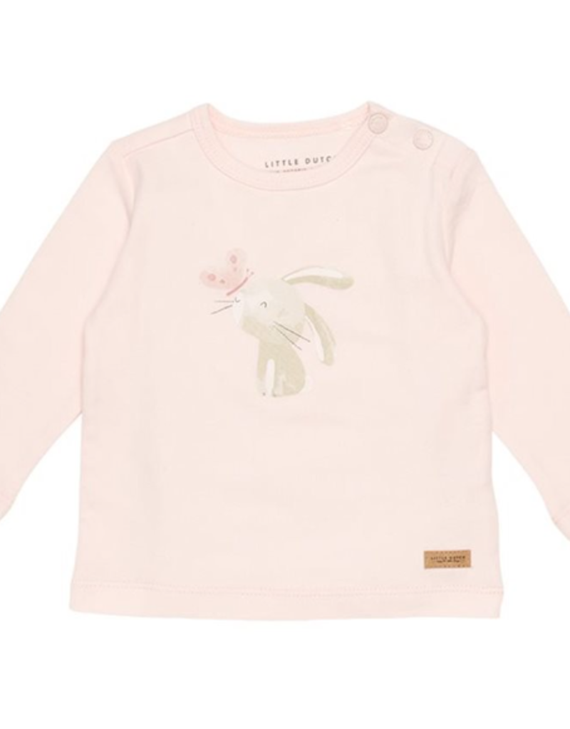 Little Dutch Shirt lange mouw Bunny Butterfly Pink