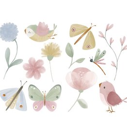 Little Dutch Muurstickers Flowers & Butterflies