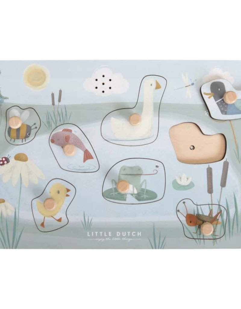 Little Dutch Houten Geluidenpuzzel Little Goose