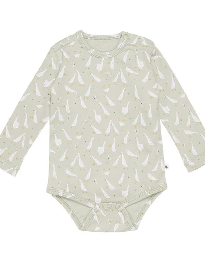 Little Dutch Romper lange mouw Little Goose Olive