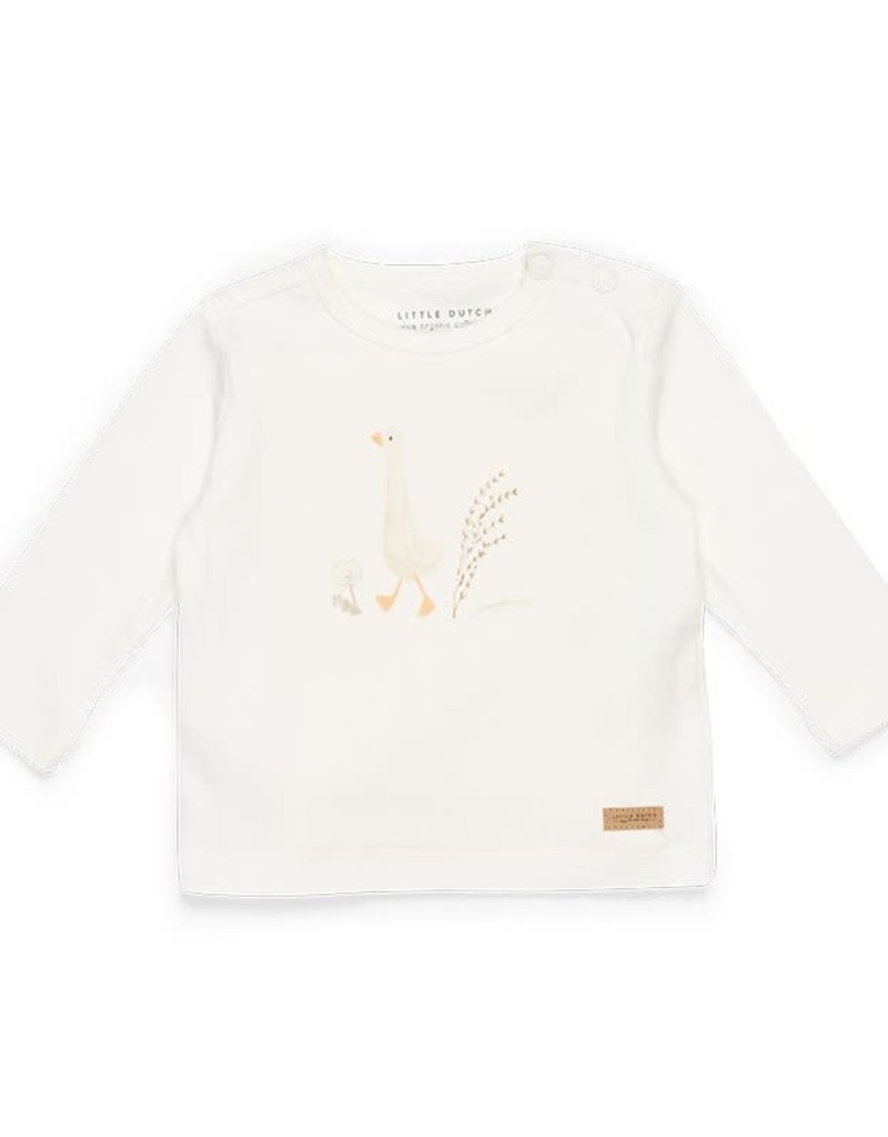 Little Dutch Shirt lange mouw Little Goose Walking White