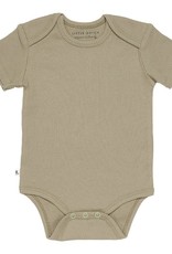 Little Dutch Romper korte mouw Rib Olive