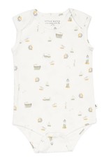 Little Dutch Romper mouwloos Sailors Bay White