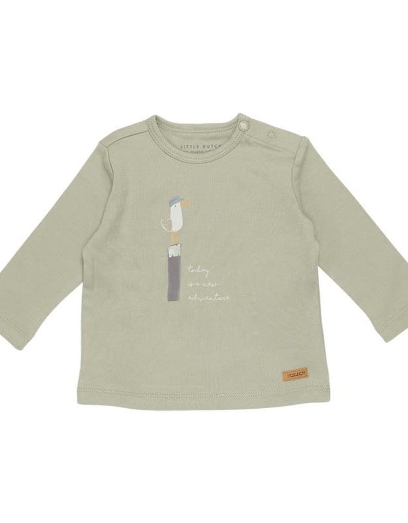 Little Dutch Shirt lange mouw Seagull Olive