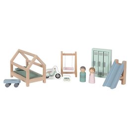 Little Dutch Poppenhuis speelset Kinderkamer