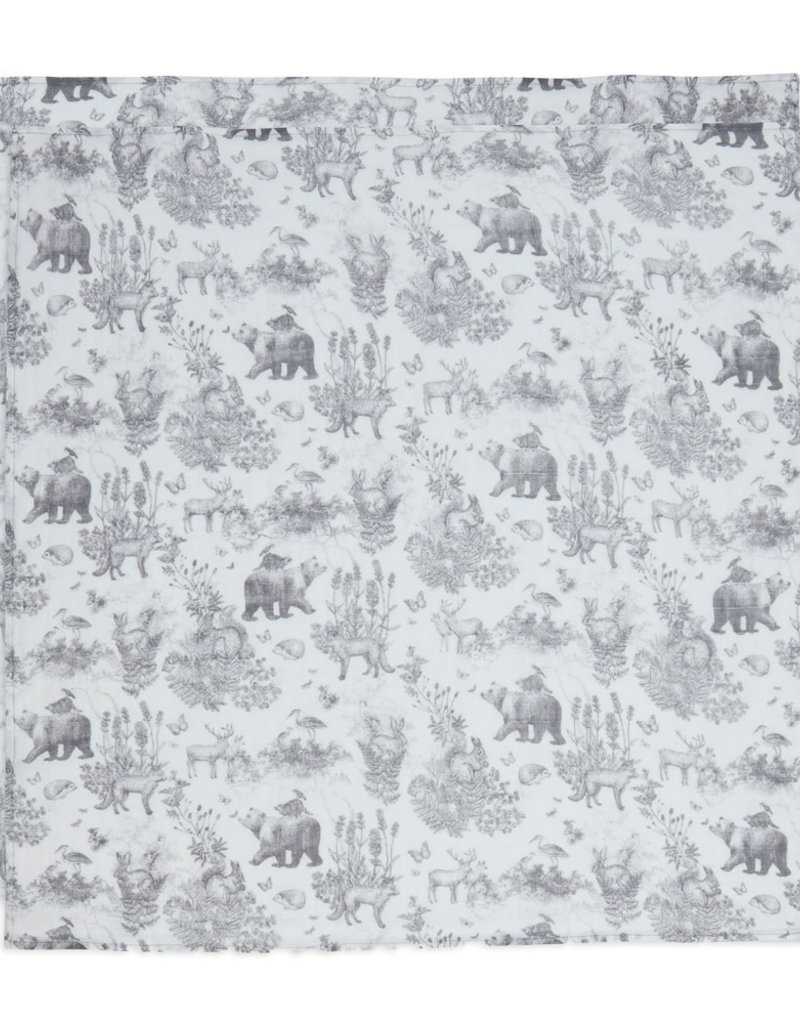 Jollein Cloth Muslin 70x70cm Pimpelmees Forest Animals - 2 pièces